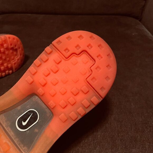 Excellent Condition NIKE AIR MAX 2014 Brown Orange White Womens 7 US - Picture 8 of 9